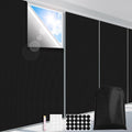 FADOTY Blackout Curtains for Bedroom, Portable 100% Black Out Window Cover Film by FADOTY