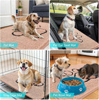 OLANLY Dog Door Mat for Muddy Paws 30x20, Paw Print Design, Absorbs Moisture - Image 7