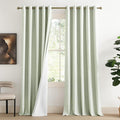 NICETOWN 100% Blackout Linen Curtains by NICETOWN