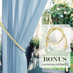 RYB HOME Outdoor Curtains Waterproof - Image 3