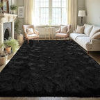LOCHAS Ultra Soft Indoor Modern Area Rugs Fluffy Living Room Carpets by LOCHAS