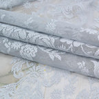 Molaxhome Swag Curtain 51 inch Length Rod Pocket Scalloped Curtain Valance - Image 9