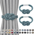 NICEEC 2 Pack Mini Magnetic Curtain Tiebacks Nordic Simple Style Drape Tie by NICEEC