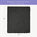 Bigacogo Chunky Knit Throw Blanket - Image 2