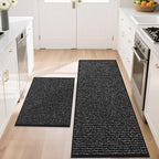 BEQHAUSE Kitchen Rugs and Mats 2PCS, Non-Slip Kitchen Mats by BEQHAUSE