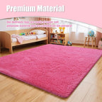 Shag Area Rug for Bedroom 4x6, Fluffy Area Rugs for Living Room, Soft Fuzzy Rug - Image 8