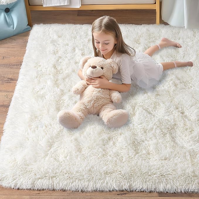 Pionblank 8x10 Rug for Living Room, Fuzzy Plush Large Area Rug, Fluffy Modern - Image 7