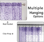 OWENIE Furman Sheer Curtains 84 inches Long - Image 5