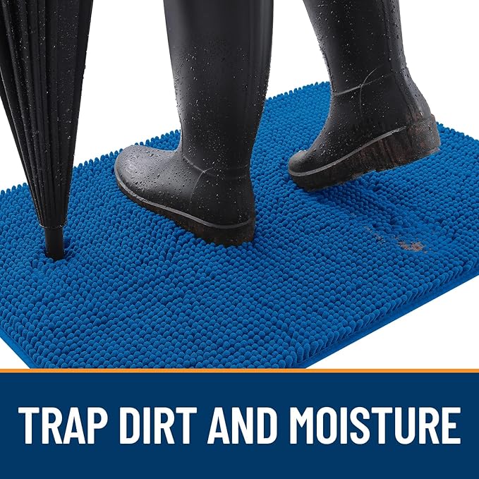 OLANLY Dog Door Mat for Muddy Paws 40x24, Absorbs Moisture and Dirt, Absorbent - Image 2