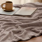 Bedsure GentleSoft Fleece Throw XL Blanket Mocha Brown - Image 5