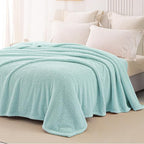 Whale Flotilla Twin Size Fuzzy Fleece Blanket - Image 4