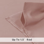 Chyhomenyc Blush Pink Valances for Window, Room Darkening Short Curtains for - Image 6