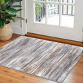 KOZYFLY Modern Abstract Small Area Rugs 2x3, Washable Kitchen Rug Non-Slip Soft by KOZYFLY