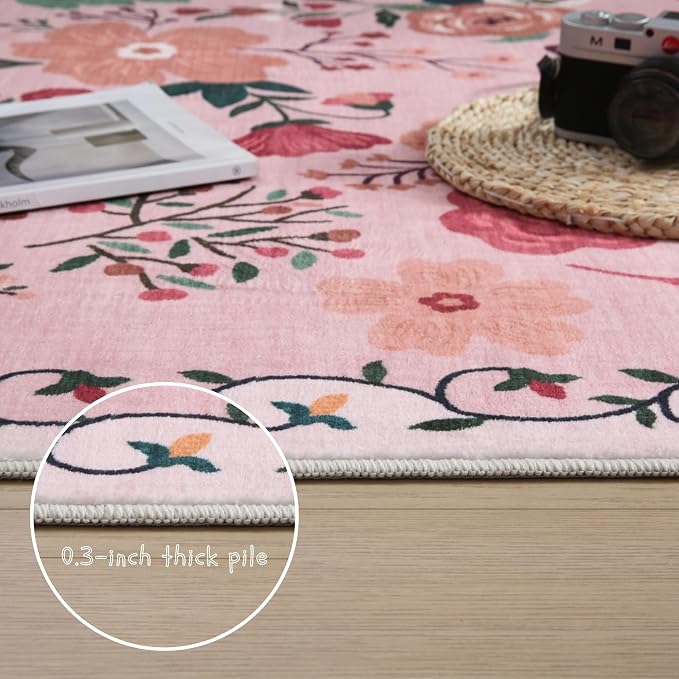 Rugcomf Runners for Hallways Kitchen Runner Rug Non Slip 2'x 10' Long Washable - Image 7