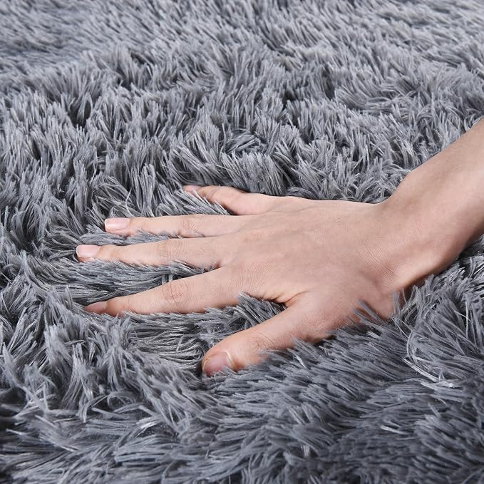 Rugs for Bedroom 4x6, Soft Shaggy Modern Shag Area Rug for Living Room - Image 4