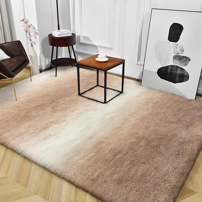 TWINNIS Super Soft Shaggy Rugs Fluffy Carpets, 8x10 Feet, Indoor Modern Plush - Image 9