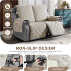 TAOCOCO 100% Waterproof Oversized Recliner Loveseat Cover, Non Slip Extra Wide - Image 3