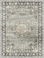 9x12 Area Rugs - 9x12 Washable Area Rug Indoor Vintage Rug Print Rug Low-Pile - Image 3