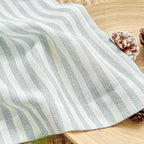 jinchan Linen Stripe Valance for Window 16 Inch Modern Rustic Farmhouse Valance - Image 7
