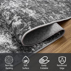 5x7 Area Rugs for Living Room Rug Washable: Abstract Rug for Dining Room - Image 4