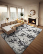 Ophanie Tie-Dyed Grey&White 8x10 Area Rugs - Image 4