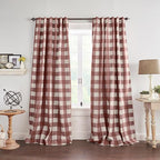 Elrene Home Fashions Farmhouse Living Grainger Buffalo-Check Blackout Window by ElreneHomeFashions