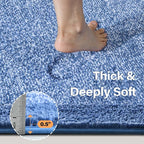 70x24 Long Bathroom Rugs Washable Non Slip, Soft Absorbent Quick Dry Mats - Image 4