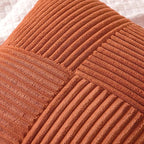 MIULEE Rust Decorative Throw Pillow Covers 16x16 Inch - Image 2