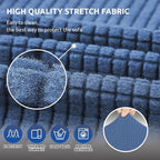 KEKUOU Stretch Loveseat Sofa Cover Slipcover, Couch Covers - Image 5