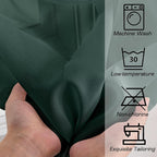 OWENIE Green Sheer Curtains 54 Inch Length 2 Panels Set - Image 5