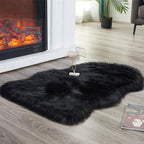 EasyJoy Ultra Soft Fluffy Shaggy Area Rug Faux Fur Rug Chair Cover Seat Pad - Image 4