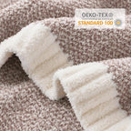 Snuggle Sac Heather Taupe Throw Blanket - Image 3