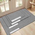 LEKEEPGO Ultra Thin Indoor Door Mat 24"x47", Low-Profile Door Mat Indoor - Image 2