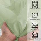 OWENIE Sheer Curtains 84 inches Long 2 Panels Set - Image 4