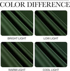 NICETOWN Room Darkening Dark Green Curtains - Image 5
