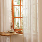 MYSKY HOME Natural Boho Sheer Curtains - Image 7
