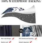 8Pcs Outdoor Cushion Covers, Patio Cushion Covers, Stretch Elastic Slipcovers - Image 4
