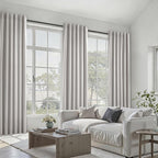 Topfinel Grey Beige Extra Long 132 Inch 100% Blackout Curtains - Image 6