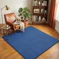 Amearea 4x4 Square Area Rugs for Bedroom Living Room, Modern Blue Thickened by AmeareaDirect