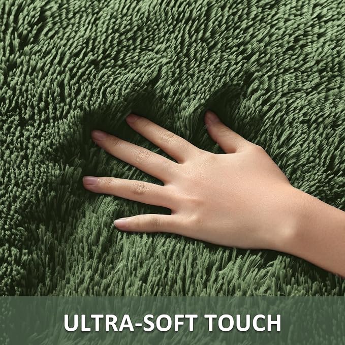 Ophanie Gray Green Rug Grass Area Rugs - Image 2