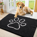 Smiry Dog Door Mat for Muddy Paws, Absorbent Dirt Trapper Non Slip Quick Dry by Smiry