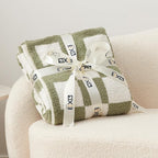 EXQ Home Checkered Throw Blanket, Knitted Blanket - Image 4