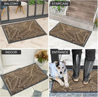 Colorxy Waterproof Doormat, Sturdy Natural Rubber Front Indoor Mat, Non Slip - Image 6