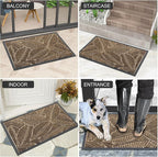 Colorxy Waterproof Doormat, Sturdy Natural Rubber Front Indoor Mat, Non Slip - Image 6