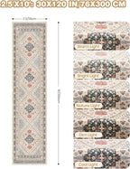 Kitchen Runner Rug Non Slip Washable 2.5x10, Soft Ultra-Thin Entryway Rug - Image 2