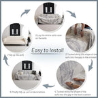 MYSKY HOME Sectional Couch Cover Sofa Covers - Image 5