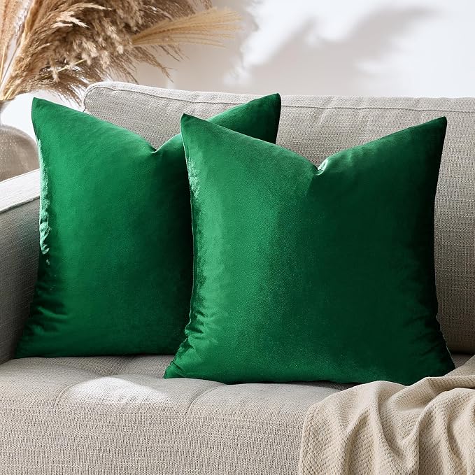 GIGIZAZA Decorative Throw Pillow Covers 18 x 18, Christmas Decor Square Cushion - Image 4