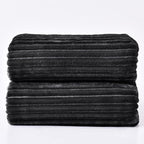 BEDELITE Fleece Blanket King Size – 3D Ribbed Jacquard Soft and Warm Decorative - Image 9