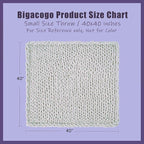 Bigacogo Chunky Knit Throw Blanket - Image 2