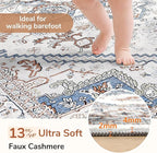 OPPODREAM Soft Round Rug 5ft, Neutral Washable Circle Rug 5ft - Image 2